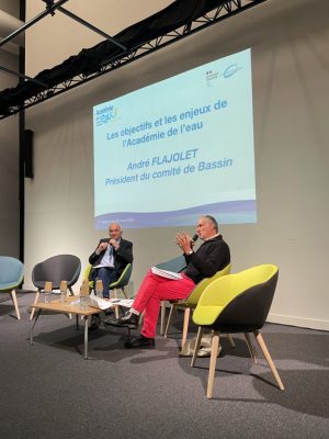 Présentation des objectifs et enjeux de l'Académie de l'eau par André Flajolet, Président du Comité de bassin Artois-Picardie